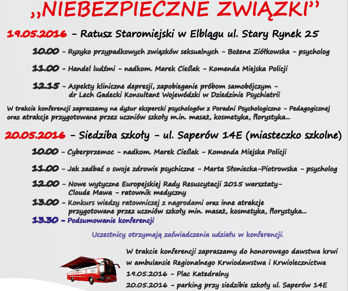 Elbląg, "Niebezpieczne związki" Elbląg, "Niebezpieczne związki"
