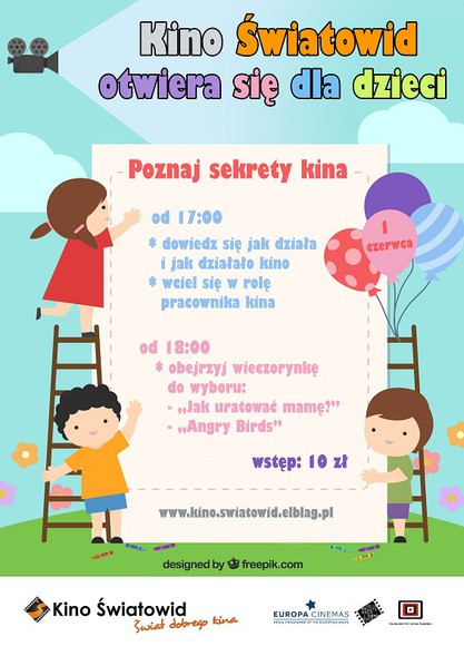 Elbląg, Kino Światowid otworzy się na dzieci