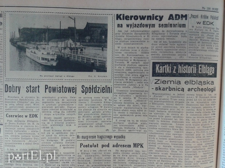 Elbląg, "Poczet królów polskich" w EDK