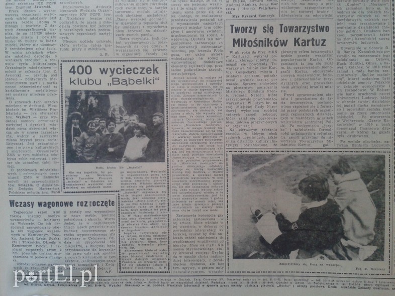 Elbląg, Wczasy wagonowe rozpoczęte