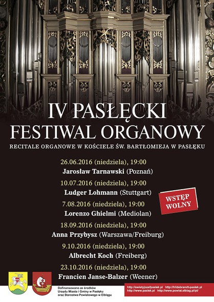 IV Pasłęcki Festiwal Organowy