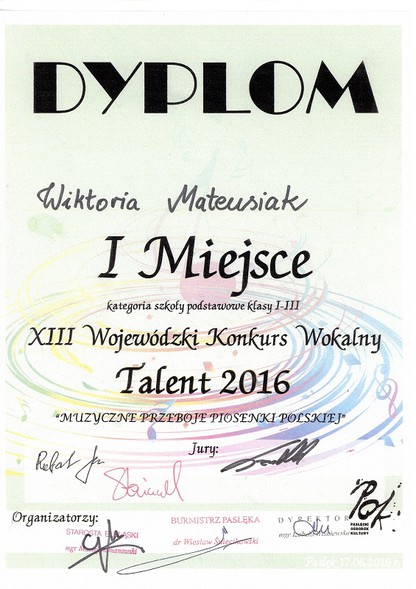 Elbląg, Młode wokalne talenty