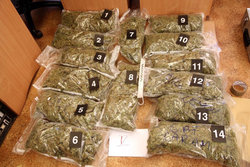 Elbląg, Hurtownia marihuany pod Elblągiem