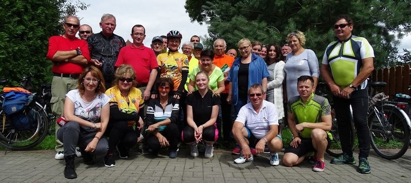 Elbląg, Uczestnicy rowerowej wycieczki