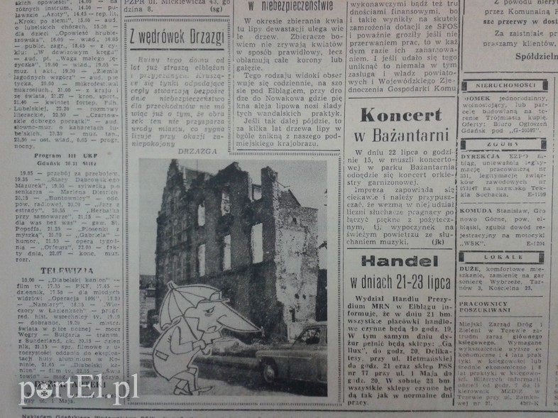 Elbląg, Z wędrówek Drzazgi...