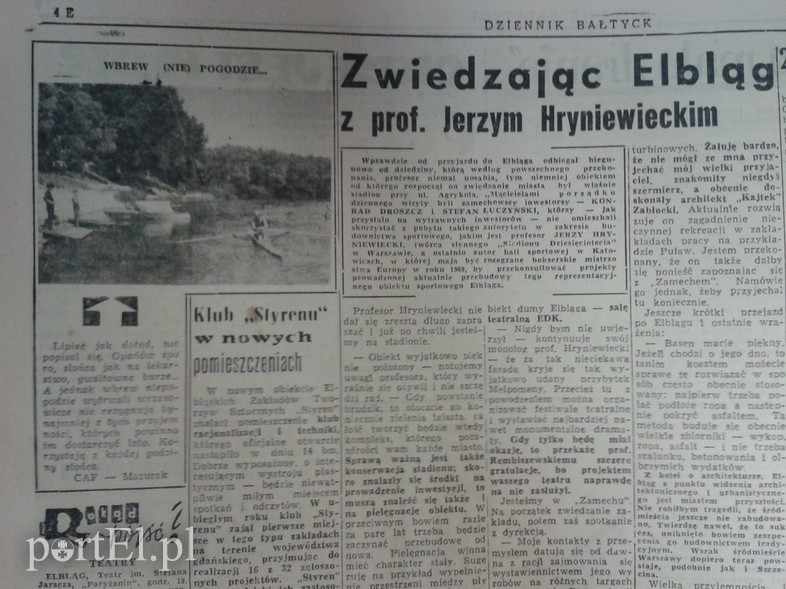 Elbląg, Wbrew (nie) pogodzie...