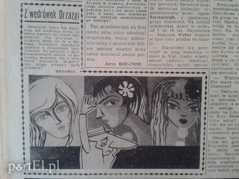 Elbląg, Z wędrówek Drzazgi ...