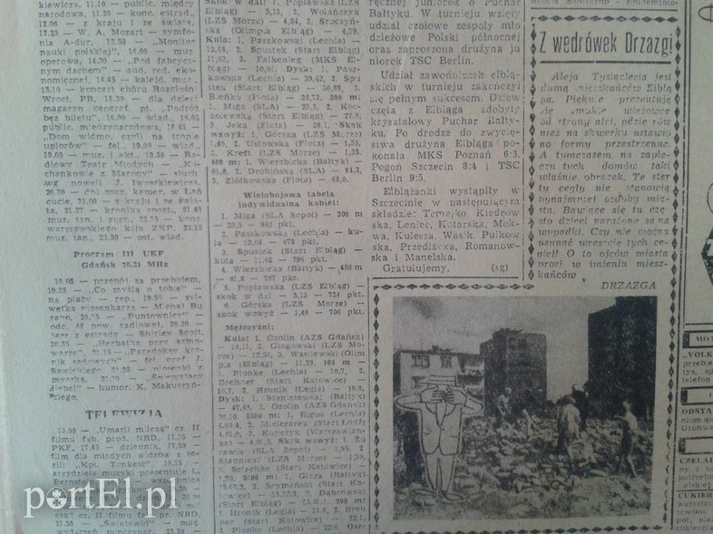 Elbląg, Z wędrówek Drzazgi po Elblągu