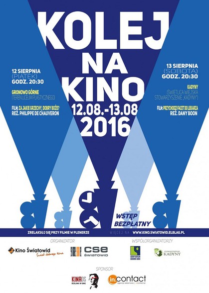 Plenerowe projekcje w Gronowie Górnym i Kadynach Plenerowe projekcje w Gronowie Górnym i Kadynach