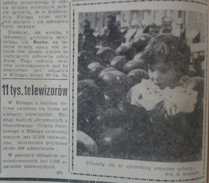 Elbląg, 11 tys. telewizorów