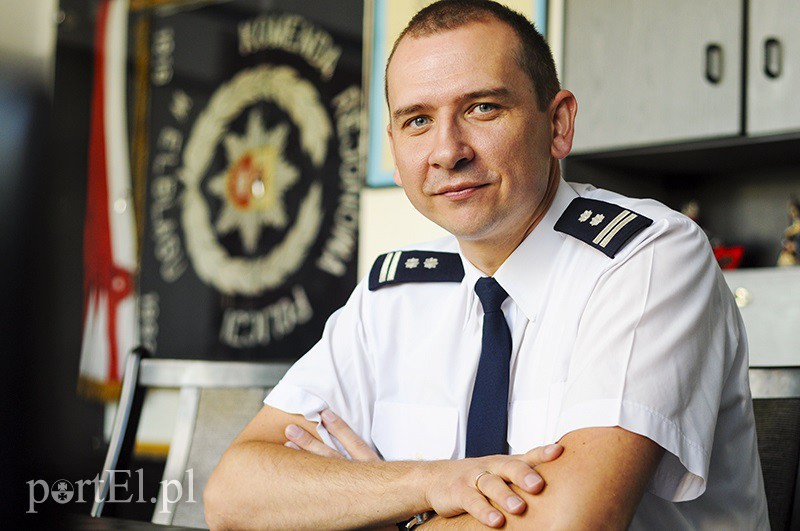 Elbląg, Nowy szef elbląskich policjantów mł. insp. Robert Muraszko