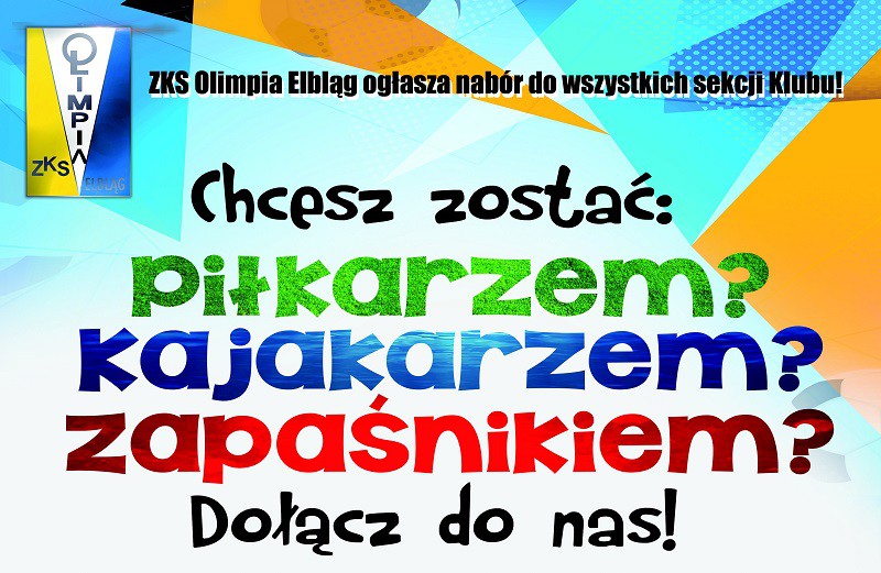 Elbląg, Olimpia ogłasza nabór Elbląg, Olimpia ogłasza nabór