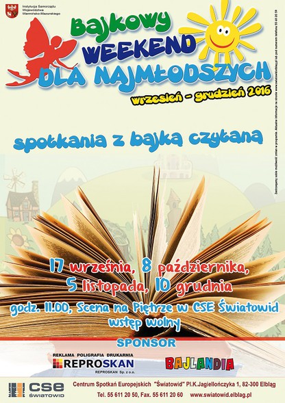 Elbląg, Czytanie bajek dla najmłodszych