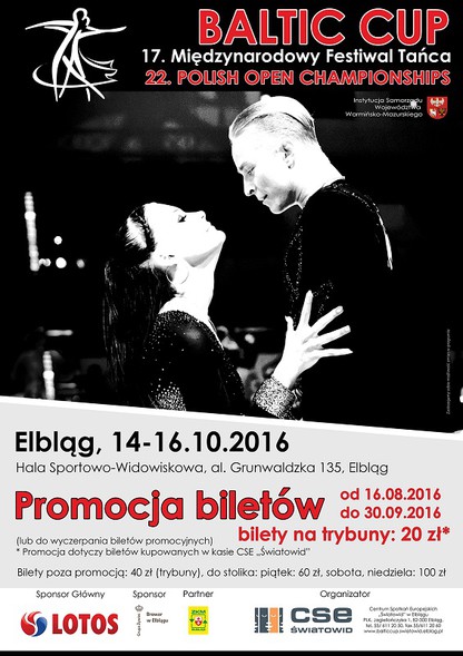 Elbląg, Baltic Cup – trwa promocja biletów! Elbląg, Baltic Cup – trwa promocja biletów!
