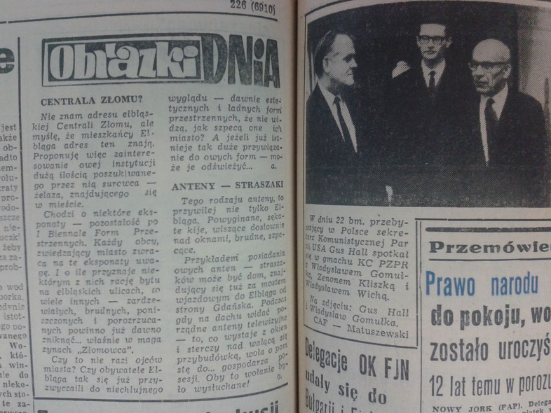 Elbląg, Anteny - straszaki