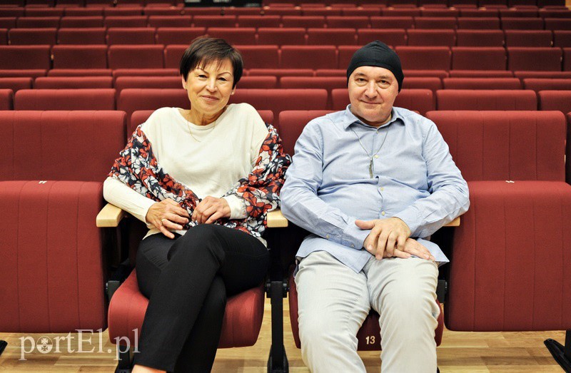 Elbląg, Bożena Sielewicz, dyrektor EOK i Marek Moś, dyrektor artystyczny EOK