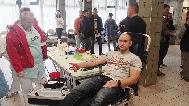 Elbląg, Zbiórka krwi na rzecz chorego chłopca