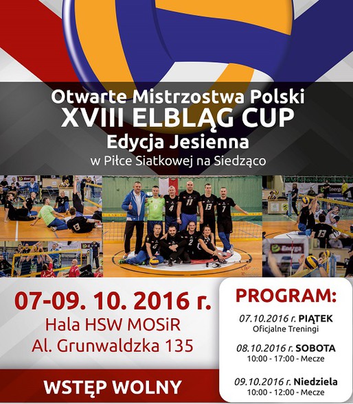 Elbląg, Mistrzostwa Polski w piłce siatkowej na siedząco Elbląg, Mistrzostwa Polski w piłce siatkowej na siedząco
