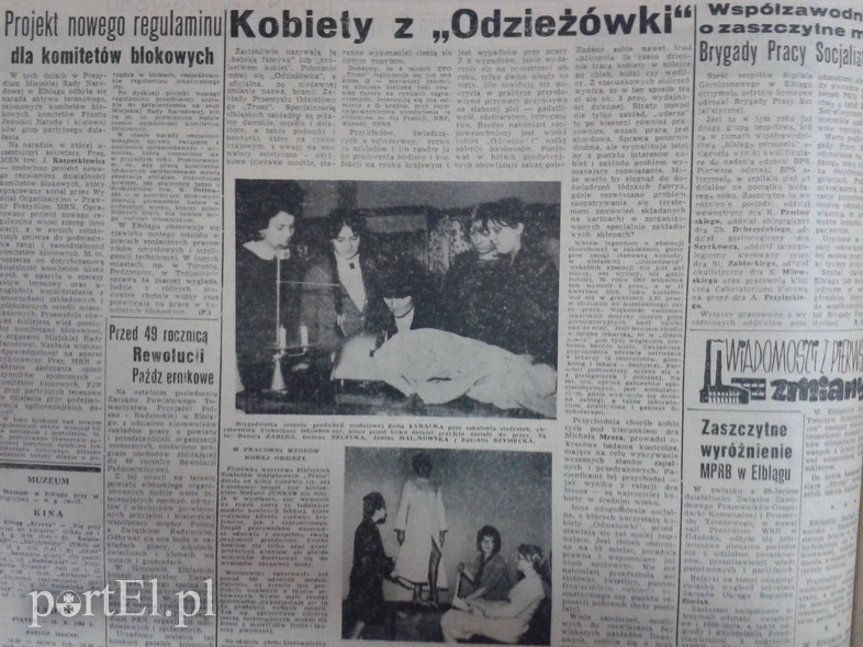 Elbląg, Kobiety z "Odzieżówki"