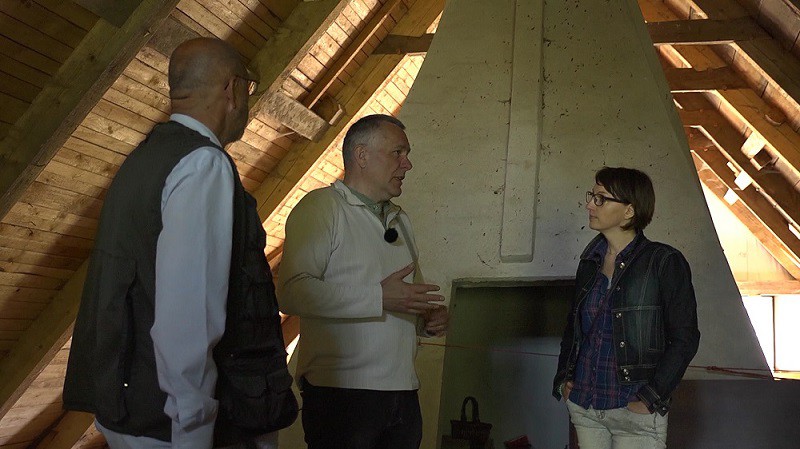 Elbląg, Agnieszka Jarzębska na planie jednego z filmów Elbląg, Agnieszka Jarzębska na planie jednego z filmów