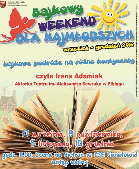 Elbląg, Bajkowy weekend dla najmłodszych Elbląg, Bajkowy weekend dla najmłodszych