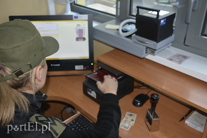 Elbląg, Zatrzymany na przejściu w Gronowie