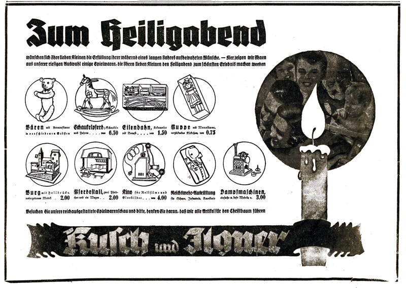 Elbląg, Świąteczne reklamy  (Historia jednego przedmiotu cz. 49)