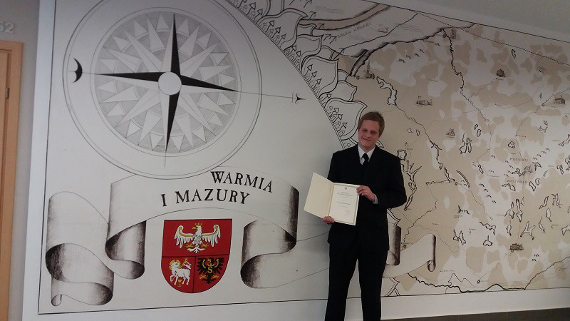 Elbląg, Uczeń ZSTI stypendystą Prezesa Rady Ministrów