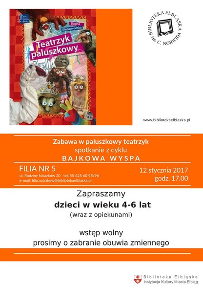 Elbląg, Zabawa w paluszkowy teatrzyk