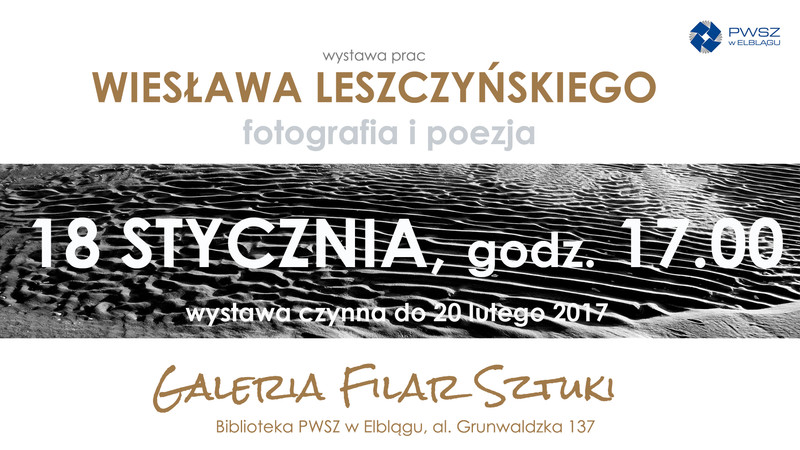 Elbląg, Fotografia i poezja w Galerii Filar Szuki Elbląg, Fotografia i poezja w Galerii Filar Szuki