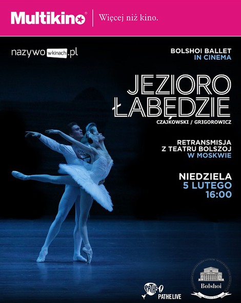 Elbląg, „Jezioro Łabędzie” z Teatru Bolszoj w Multikinie
