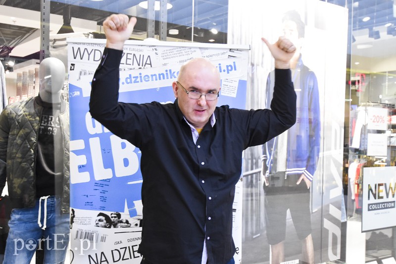 Elbląg, Sebastian Malicki, nasz redakcyjny kolega, okazał się bezkonkurencyjny