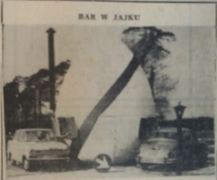 Elbląg, Bar w jajku