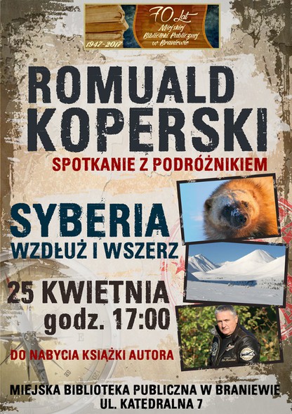 Elbląg, O Syberii ze znanym podróżnikiem