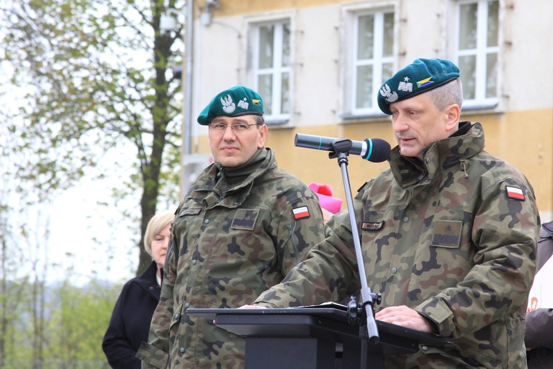 Elbląg, Na zdj. z prawej gen. bryg. Krzysztof Motacki