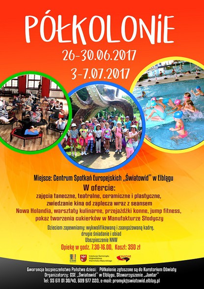 Elbląg, Półkolonie - artystycznie i tanecznie