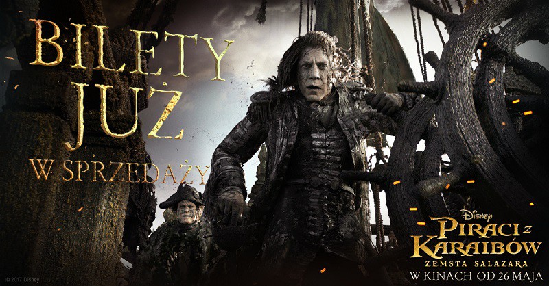 Elbląg, Bilety na film „Piraci z Karaibów: Zemsta Salazara” już w sprzedaży