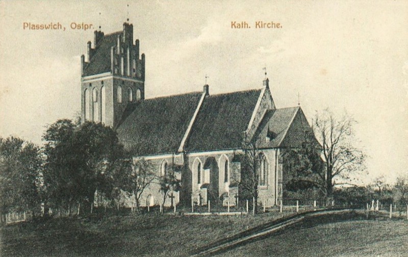 Elbląg, Kościół w Płoskini przed wojną Elbląg, Kościół w Płoskini przed wojną