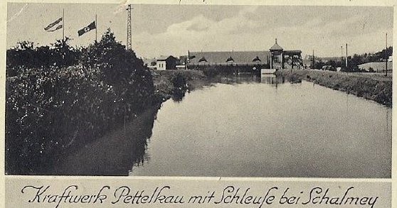 Elbląg, Budynek siłowni elektrowni wodnej w Pierzchałach, stan przed wojną