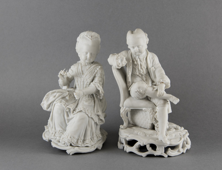 Elbląg, Para z saskiej porcelany