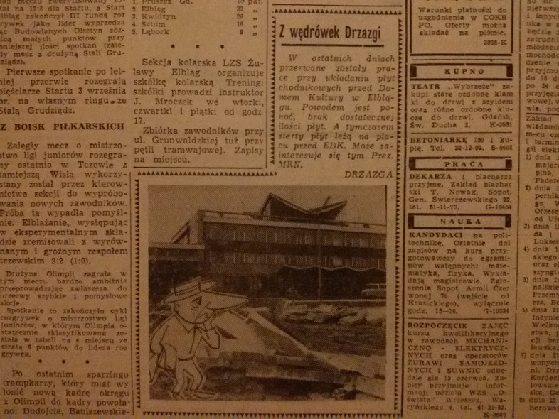 Elbląg, Z wędrówek Drzazgi