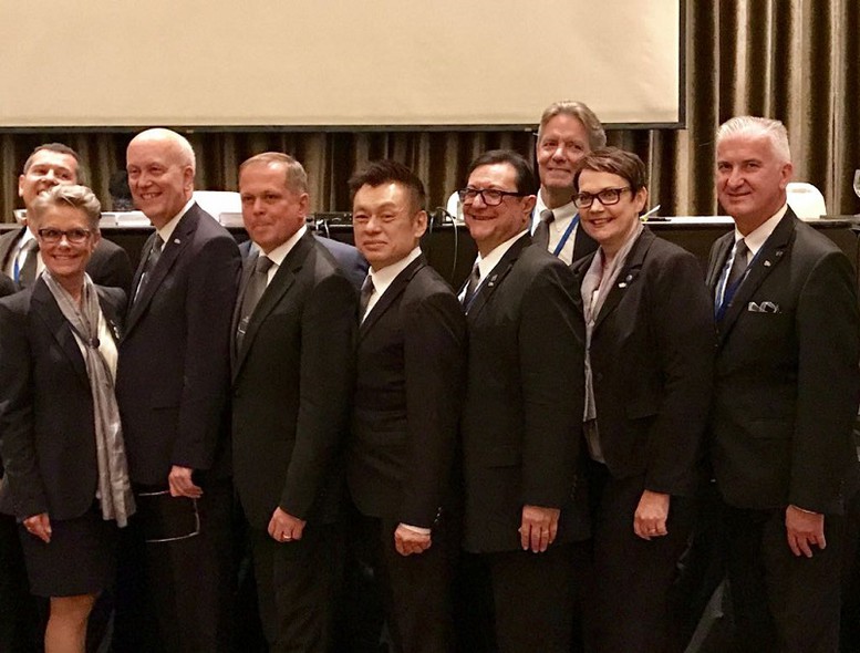 Elbląg, Na zdjęciu nowy zarząd, pierwszy z prawej - Antoni Czyżyk, Elbląg, Na zdjęciu nowy zarząd, pierwszy z prawej - Antoni Czyżyk,