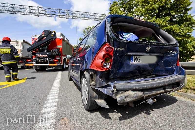 Elbląg, Rodzinna stłuczka na obwodnicy
