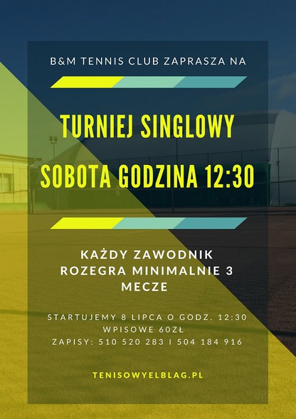 Elbląg, Turniej singlowy w Kazimierzowie