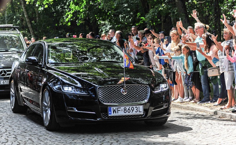 Elbląg, Tłumy przyjechały do Sztutowa, by witać książęcą parę