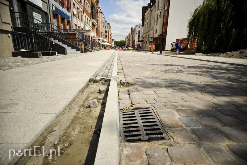 Elbląg, To zdjęcie zostało wykonane kilka dni przed zakończeniem robót. Jest jedynie ilustracją tekstu