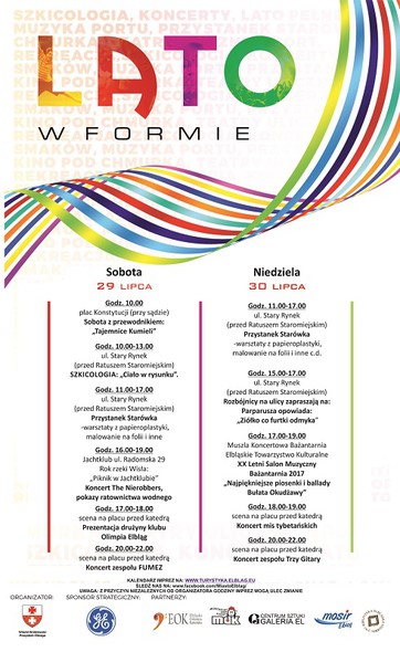 Elbląg, Lato w Formie. Propozycje na półmetek wakacji