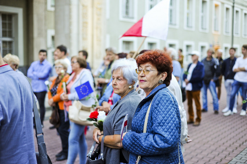 Elbląg, Poniedziałkowy protest pod elbląskim sądem