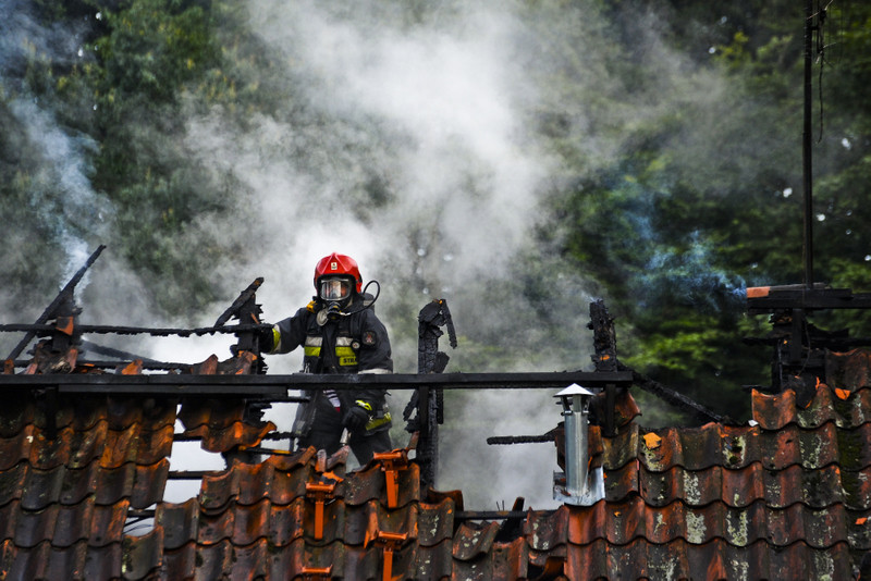 Elbląg, Pożar w Bażantarni (aktualizacja)