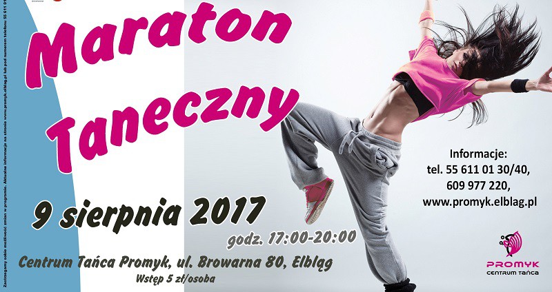 Elbląg, Maraton taneczny – zapowiedź sezonu Elbląg, Maraton taneczny – zapowiedź sezonu